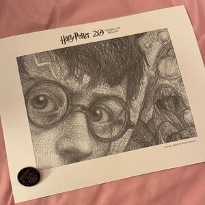 Harry Potter 20th anniversary art print